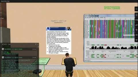 SecondLife Sloodle Quiz Chair Biology example