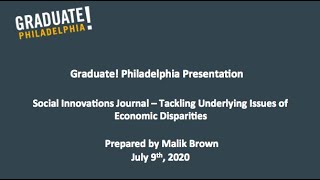 Advancing Learning Pathways and Economic Opportunity