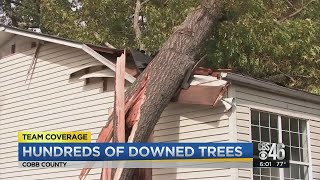 Zeta tears through Georgia leaving hundreds of thousands without power