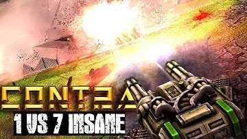 1 vs 7 Insane AI - Contra Mod - Generals Zero Hour