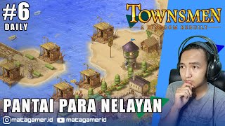 MEMBANGUN KAWASAN PARA NELAYAN | TOWNSMEN #6 INDONESIA PC | Letsplay W/Riecoo screenshot 3