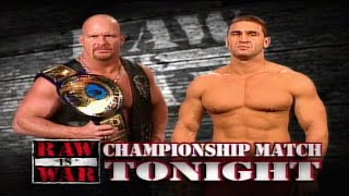 Stone Cold Vs Ken Shamrock WWF Championship Match Part 1