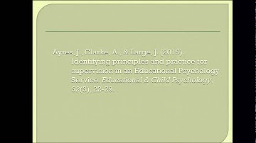 APA Annotated Bibliography