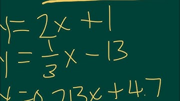 What are Linear and Nonlinear Equations?