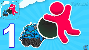 Tanks VS Stickman: Battle Arena - Gameplay Walkthrough Part 1 Tank Army Commander (Android, IOS)