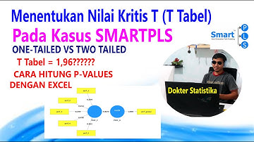 Menentukan Nilai T Tabel dan P Values dalam SmartPLS
