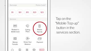 How to send a mobile top-up with the BOSS Revolution App? screenshot 5