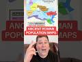 ANCIENT ROMAN POPULATION MAPS #history #historical #map #rome #ancientrome #romanempire #maps