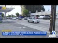 New video shows suspect hitting pedestrian during Culver City chase
