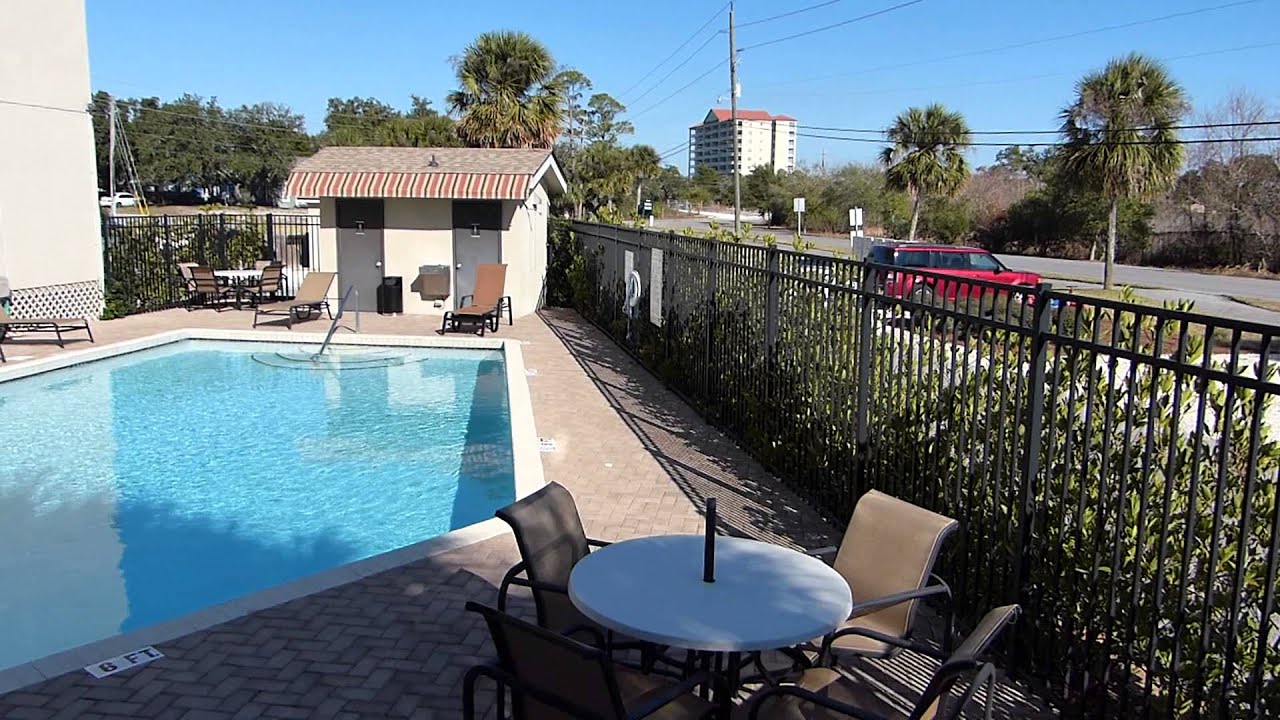 Holiday Harbor Condos Perdido Key FL view of Pool YouTube