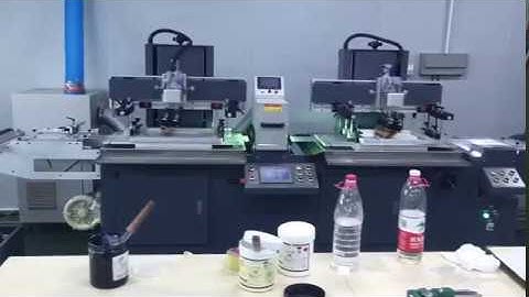 full automatic two color roll to roll screen printing machine