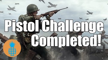 Pistol Only Challenge Completed! - CoD WW2 - Multiplayer Gameplay