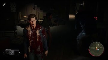 Friday the 13th  The game killing Jason with a Machete