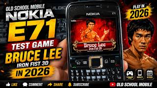 Nokia E71 Gaming Test in 2026 | Bruce Lee: Iron Fist 3D Gameplay on Symbian | Old School Mobile