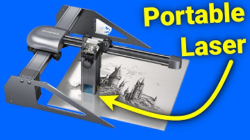 Atomstack P7 Portable Laser Engraver - Assembly Overview and Demo!