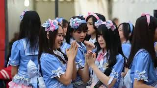 Fancam JKT48 at inbox Tingkah di belakang Bakstage Michelle dan Yupi
