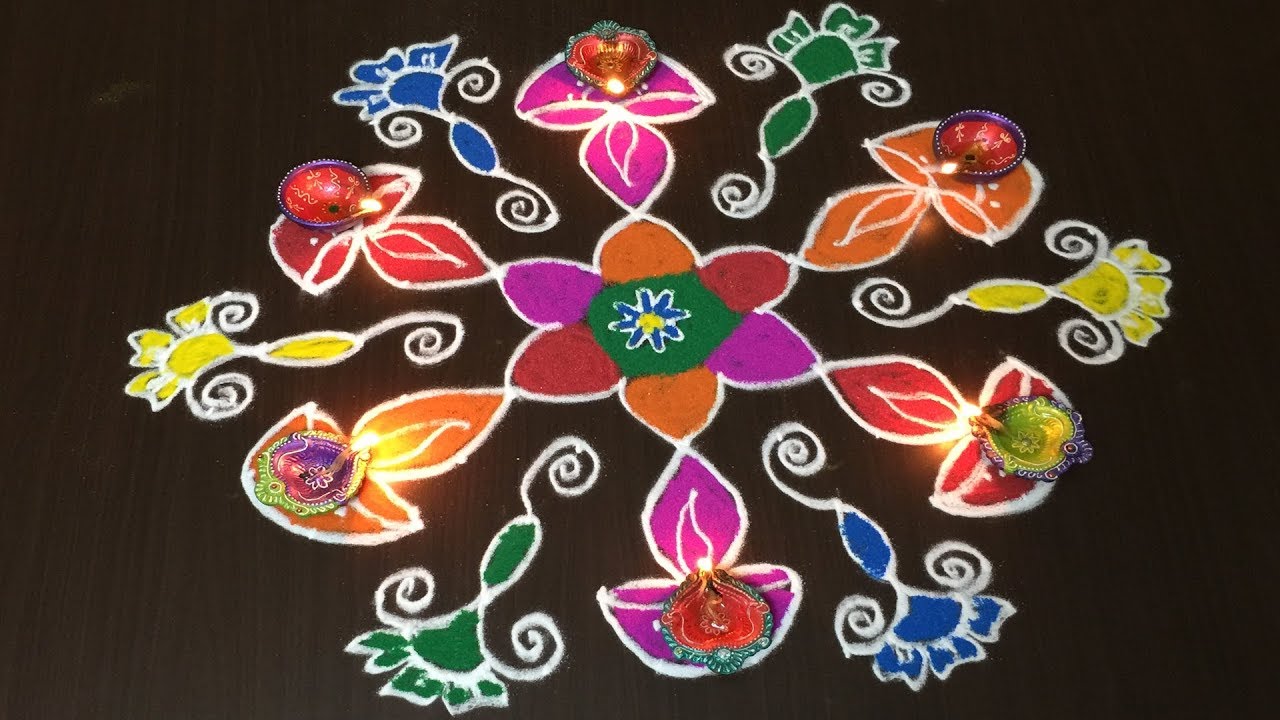Deepavali Kolams Designs 11×6