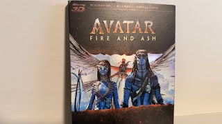 Avatar Fire and Ash Blu-Ray 3-D unboxing 