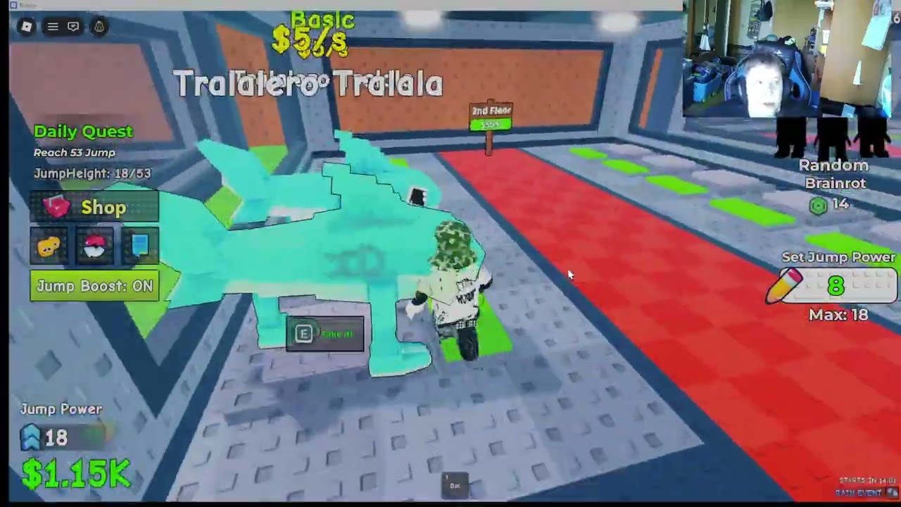 Agyerek - Roblox - Mini empires, Wolleyball Legends, Jump for Brainroot, Taxi Boss, Scary Shawarna