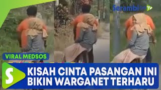 Mesranya di Usia Senja, Kisah Cinta Pasangan Berboncengan Sepeda Ontel Ini Bikin Warganet Terharu
