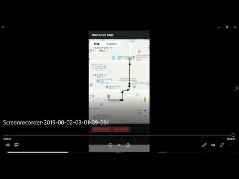 SHOWING ROUTES WITH GPS COORDINATES ON GOOGLE MAP IN IONIC4.