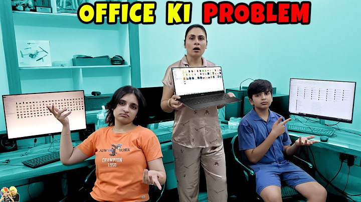 PROBLÈME AU BUREAU | Spectacle d'Aayu et Pihu