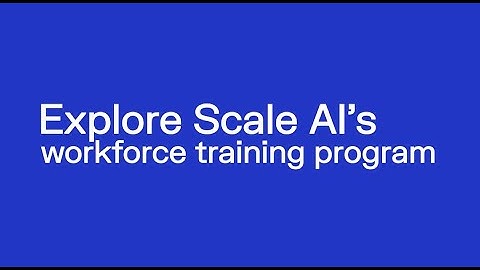 Scale AI | Workforce Training Program in Digital Intelligence