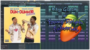 Making a beat for Key Glock and Young Dolphs Dum and Dummer | SteeloWTF 2019