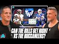 Will A Struggling Bills Team Be Able To Dominate The Buccaneers? | Pat McAfee &amp; AJ Hawk Pick TNF