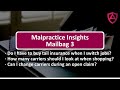 Mail Bag 3: Your Malpractice Questions ANSWERED!