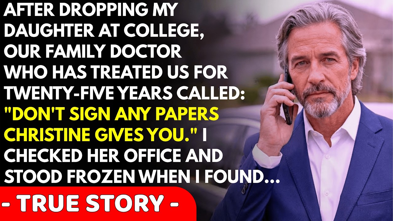 After I Dropped My Daughter at College, Our Family Doctor (25 Years) Called: 'Don't Sign th...