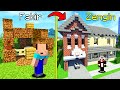 BALON KAFA İLE KÖYDEN KOVULDUK - ZENGİN VS FAKİR - Minecraft