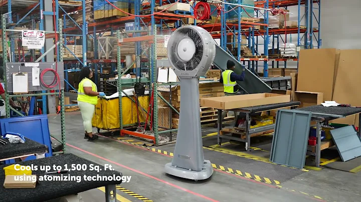 See the Atomizing Fan That Cools 1,500 Square Feet Instantly!