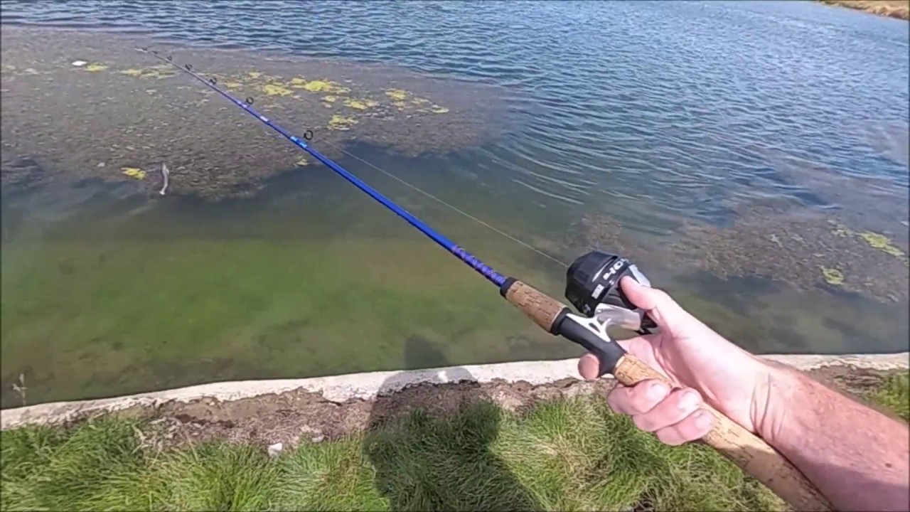 How to Cast With a Zebco 404 Push Button Fishing Reel 