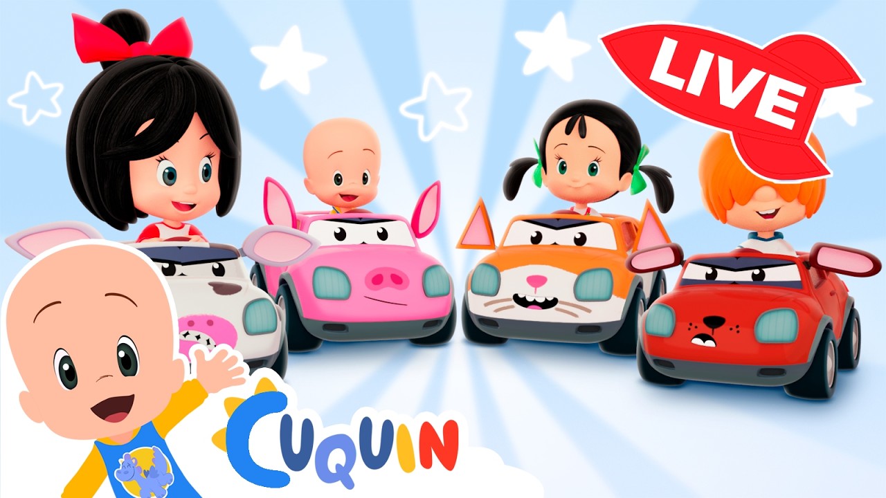 🔴 DIRECTO 🔴 Canciones infantiles y vídeos educativos de Cleo y Cuquín