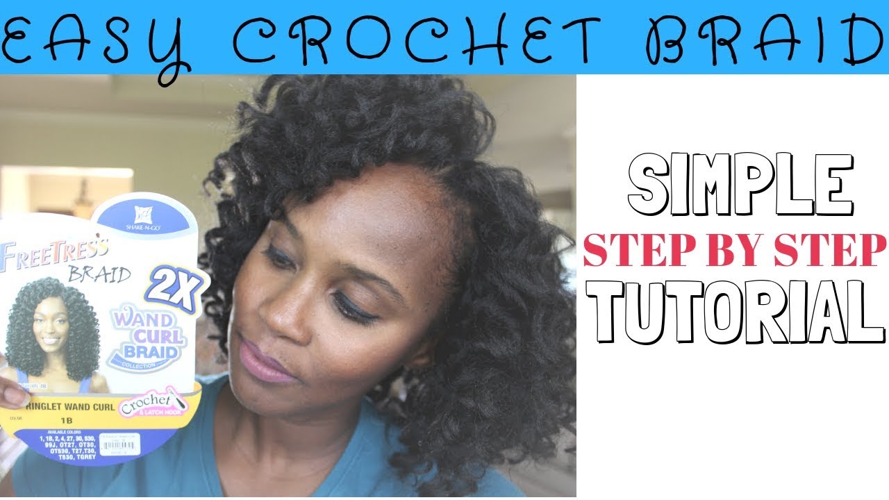 Freetress Ringlet Wand Curl Braid | Step By Step  Crochet Braid Installation