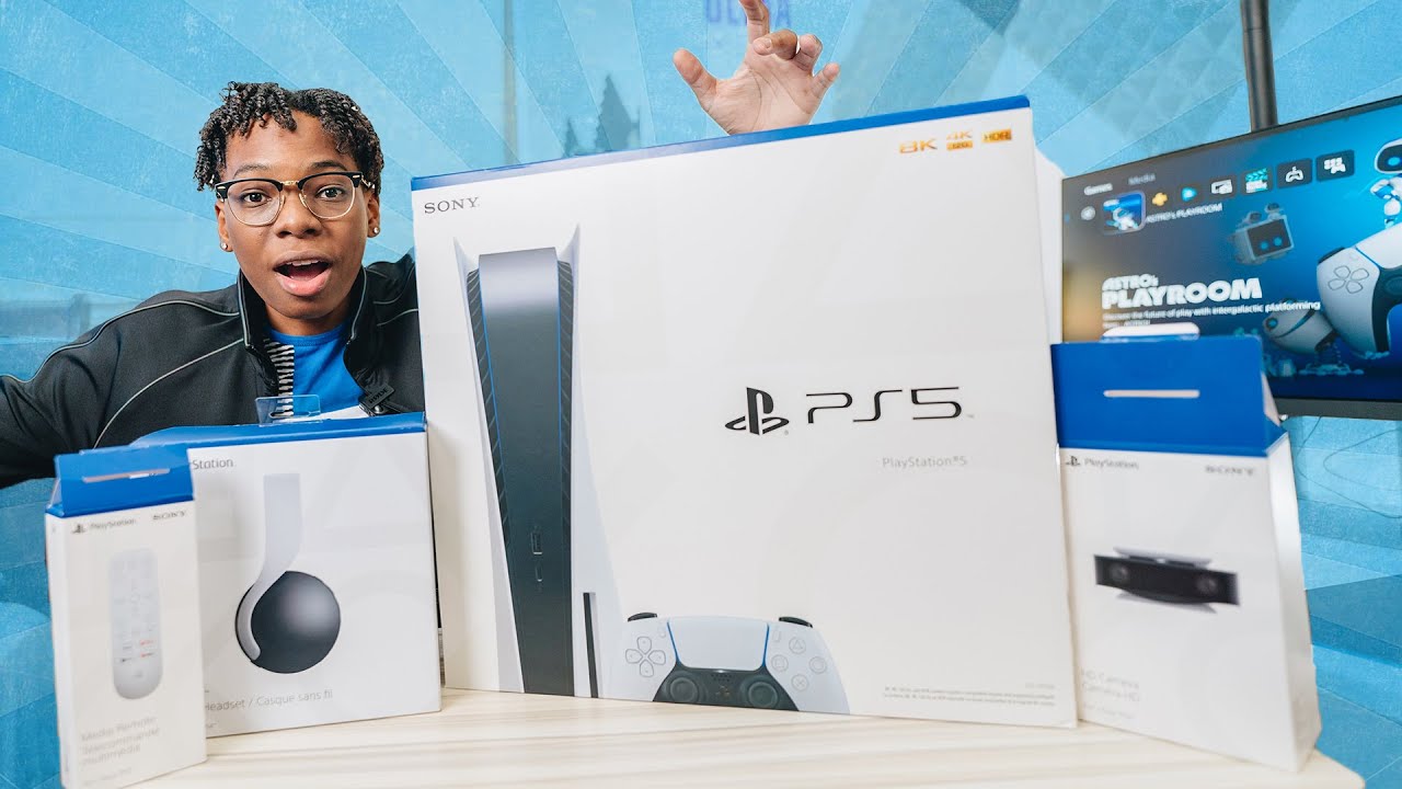 ⁣Massive Playstation 5 Unboxing On Launch Day + All Accessories!