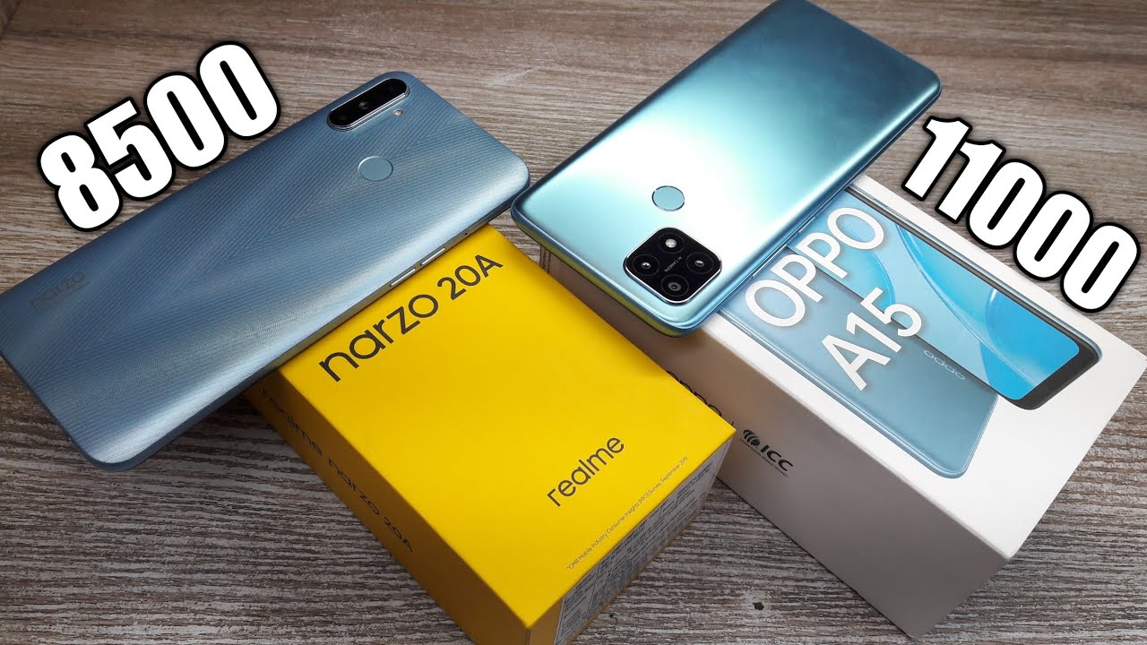 Oppo A15 vs Realme Narzo 20A Which Should You Buy ? YouTube