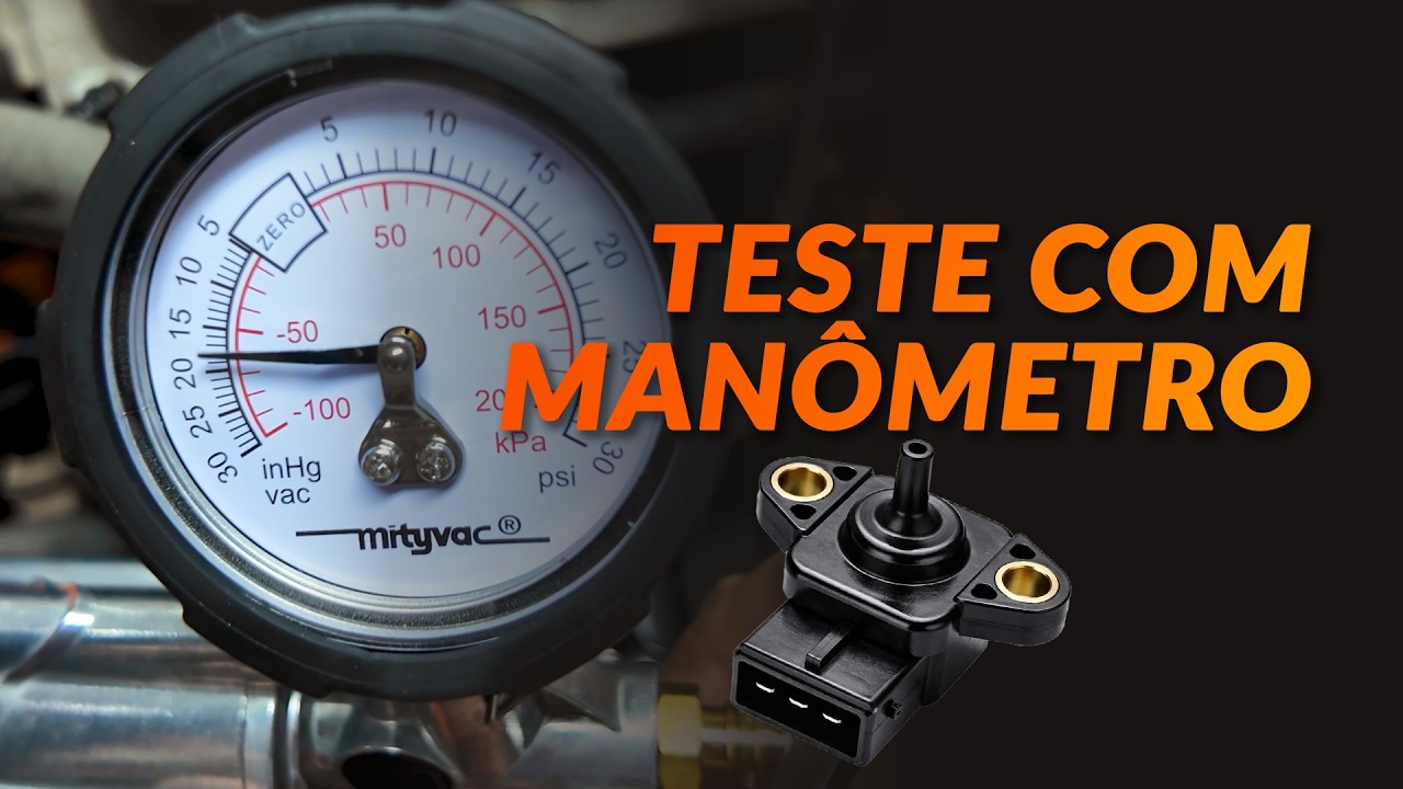 Como testar sensor MAP com manômetro?