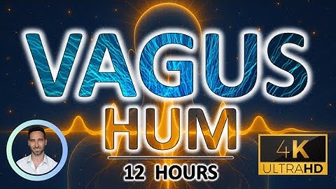 Calming Vagus Nerve Sleep Hum | Deep Nervous System Relaxation Tones for Rapid Sleep | 12 Hours