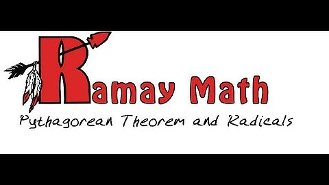 Pythagorean Theorem and Radicals
