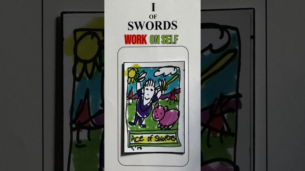 Tarot card One of Swords 
