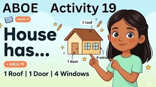 මොඩියුල 1- ABOE -වාචික ඉංග්රීසි Activity 19- Describing a House (Roof, Door, Windows)- Grade 1