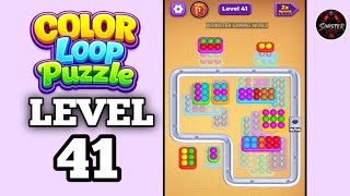 Color Loop Puzzle Level 41 Walkthrough Solution