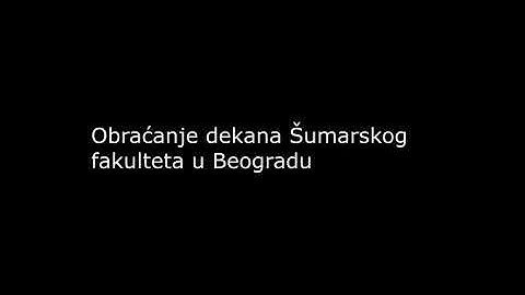 Prof.dr Ratko Ristić - poruka za Fočake