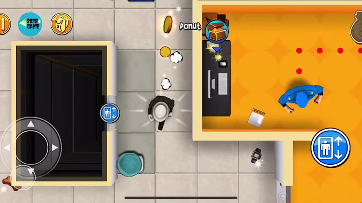 Robbery Bob: CHAPTER 6 - HIGH-RISE Level 2 , 100% iOS/Android Walkthrough