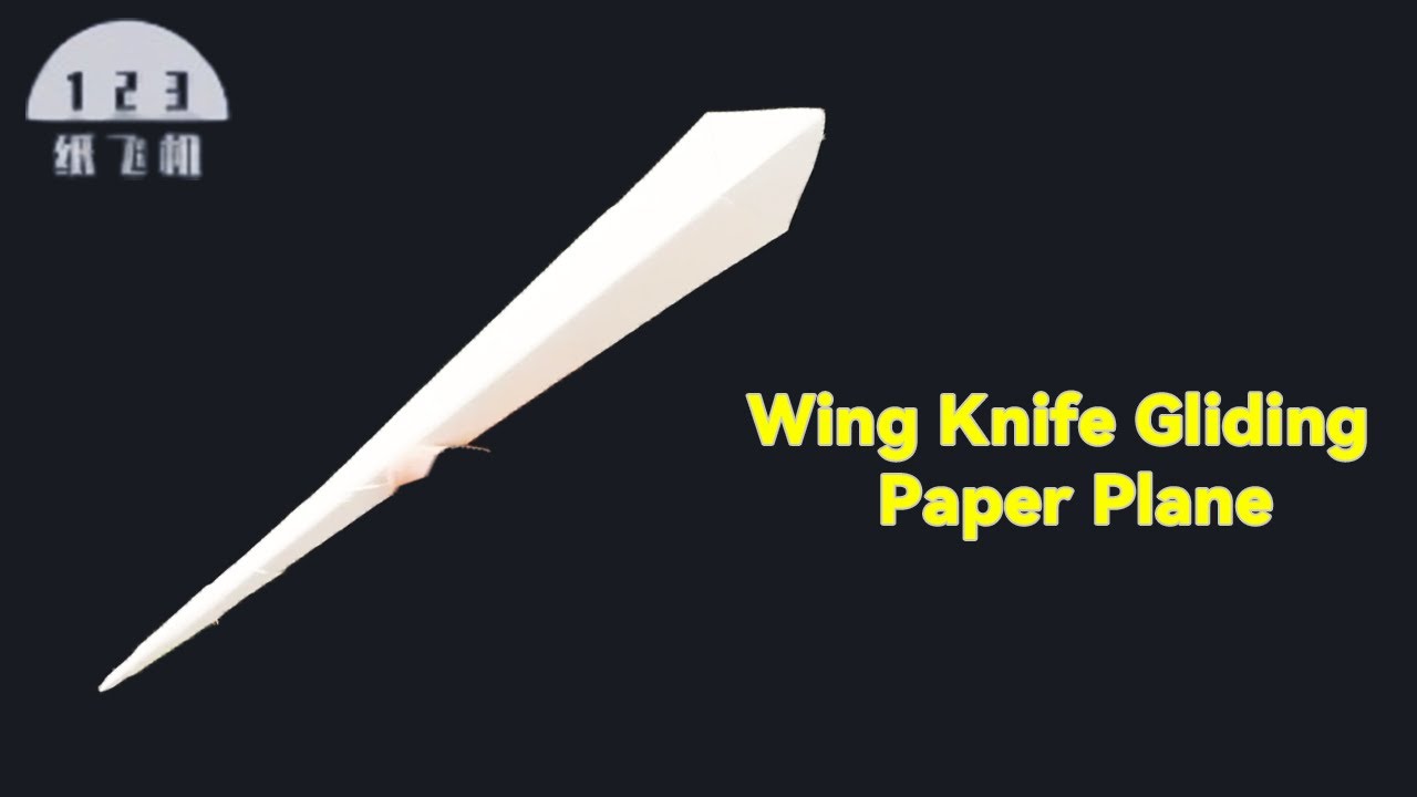 Cone-shaped header, paper javelin paper airplane that flies very far