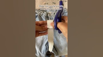 How to tighten jeans around the waist #viral #diy #youtubeshorts #youtube