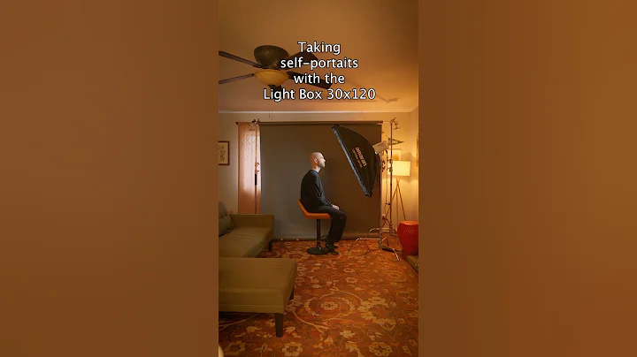 Self-portraits, but make them cinematic 📸 #lighting #setup #tutorial #amaran