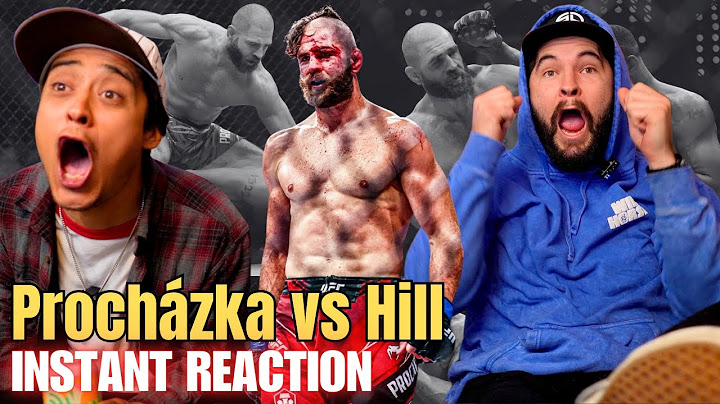 Jiří Procházka KO's Jamahal Hill in the 3rd Round!! UFC 311 REACTION!! LETS GO FOR THAT